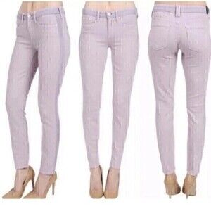 Vince Jeans Womens Size 31 Lavender Mid Rise Stretch Dylan Ankle Skinny Denim
